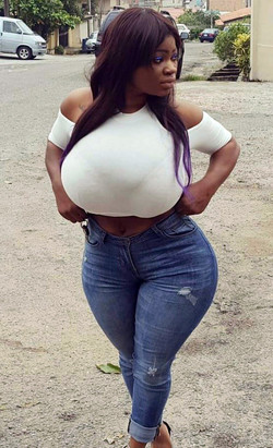 Very curvy ebony hoes with great tits..