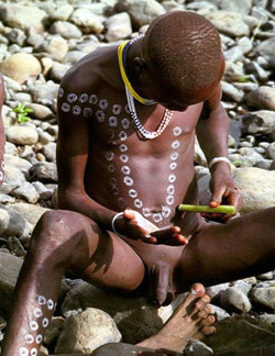 Nude young boys from africa, naked..
